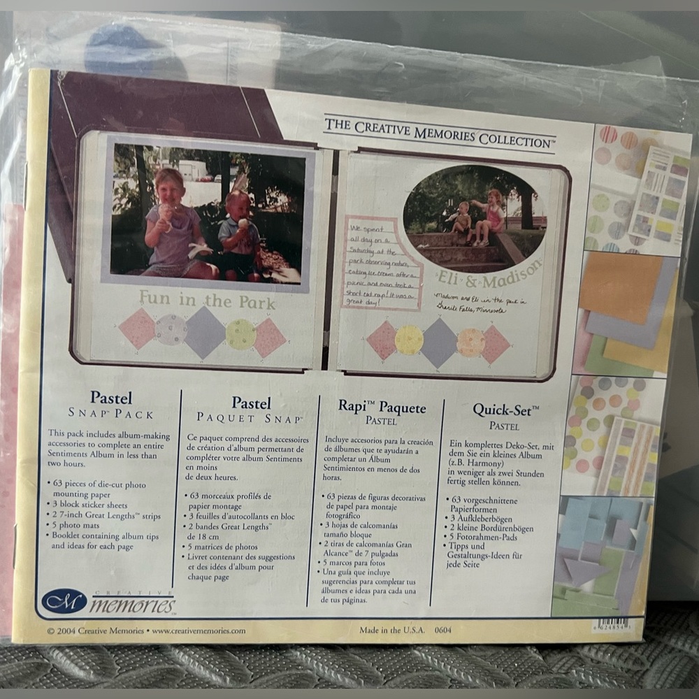 Creative Memories Snap Pack - Pastel